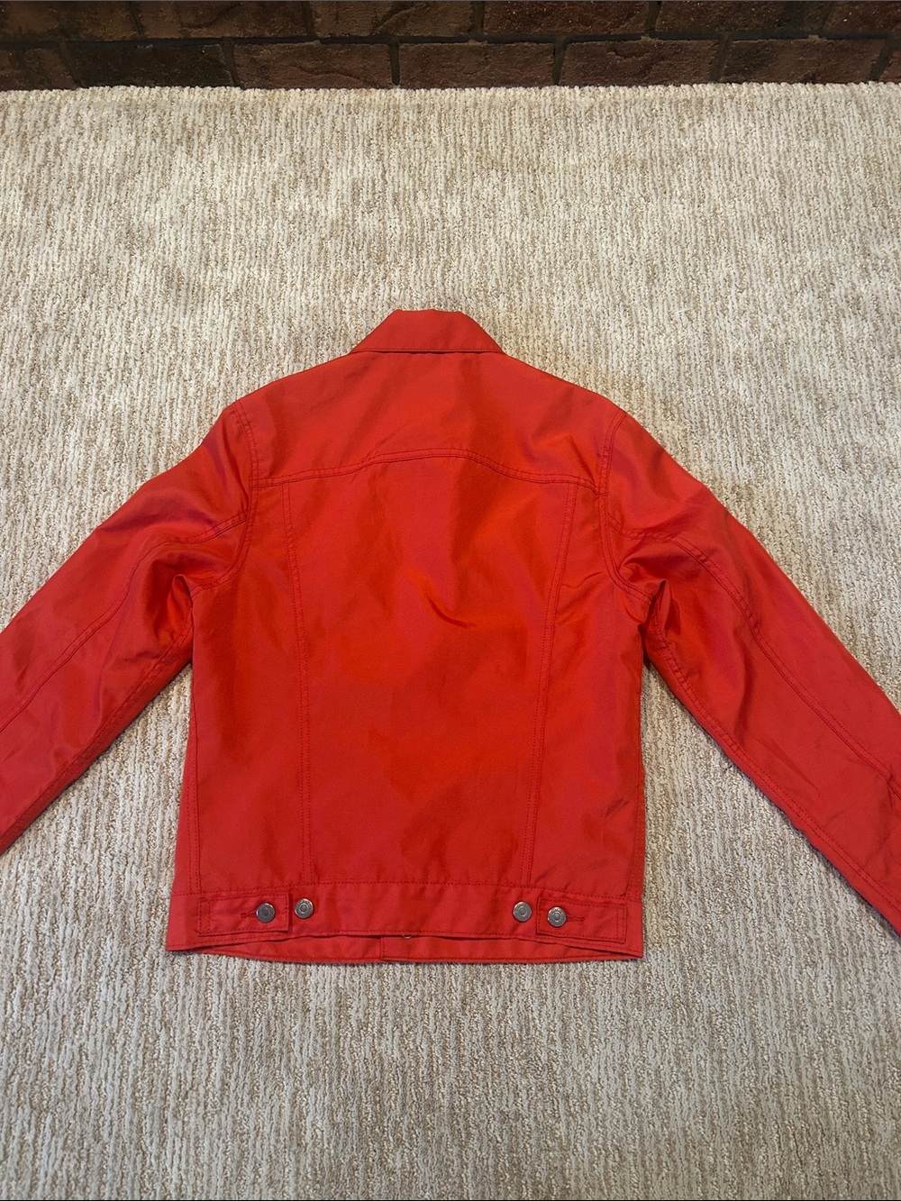 Levi's Red Button-Up polyester Jacket - Picture 6 of 8
